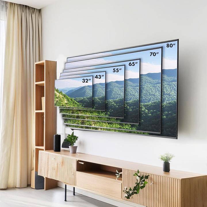 Actual product image Maclean TV mount max VESA 600x400 32-80 45kg Tilt adjustment +0°-10° MC-413 (Wall, 80", 45 kg)