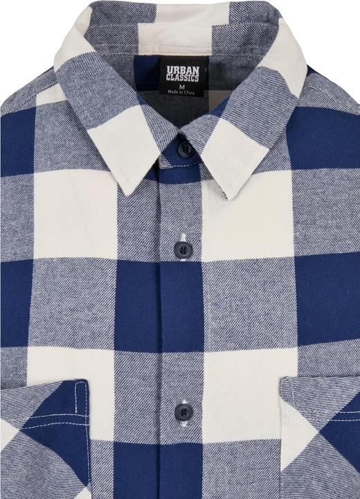 Actual product image Urban Classics Long Oversized Checked Shirt - 16632 (M)