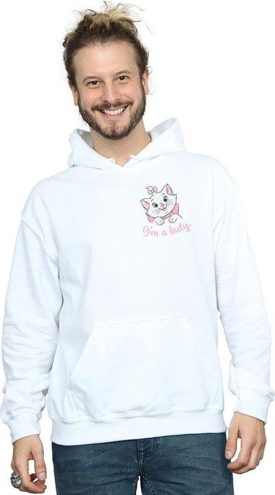 Immagine prodotto Disney Aristocats Marie I'm A Lady Breast Print Felpa con Cappuccio Uomo (S)
