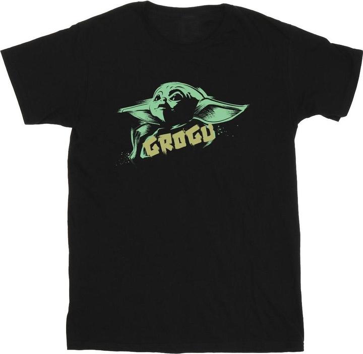 Produktbild Star Wars The Mandalorian Grogu The Child Splat TShirt Mädchen (152, 158)