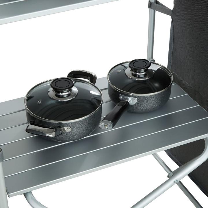 Actual product image tectake Camping kitchen 172x52x104cm