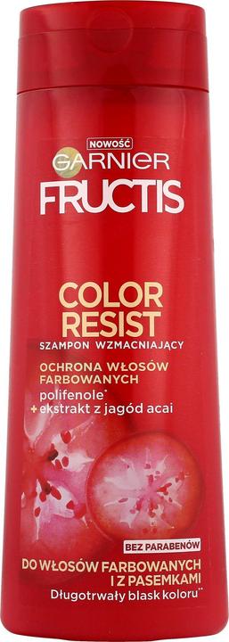Garnier New Fructis Color Resist Shampoo For Colored Hair 400Ml (400 ml, Flüssiges Shampoo)