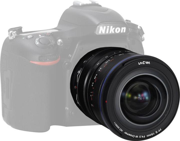 Actual product image Venus Optic Laowa 15mm f/4.5 Zero-D Shift Nikon F (Nikon F, full size)