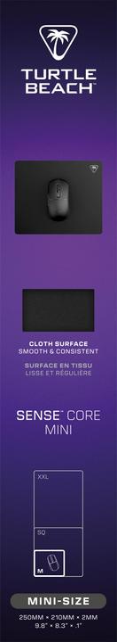 Actual product image Turtle Beach Sense Core Mini gaming mouse pad black (XS)
