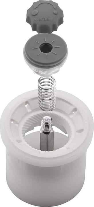 Produktbild WMF Salzmühle Pfeffermühle 14cm Gewürzmühle Keramikmahlwerk Glasbehälter Trend (Pfeffer, Salz, Chili, Muskatnuss)