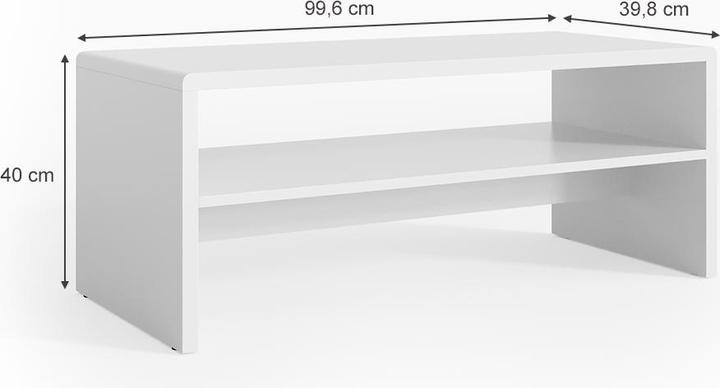 Actual product image Vicco Couchtisch (99 x 40 x 40 cm)