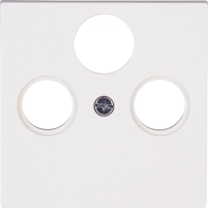 Image du produit Kopp 491029008 Blanc Plaque d'interrupteur & cache-prise (Câble d'antenne)