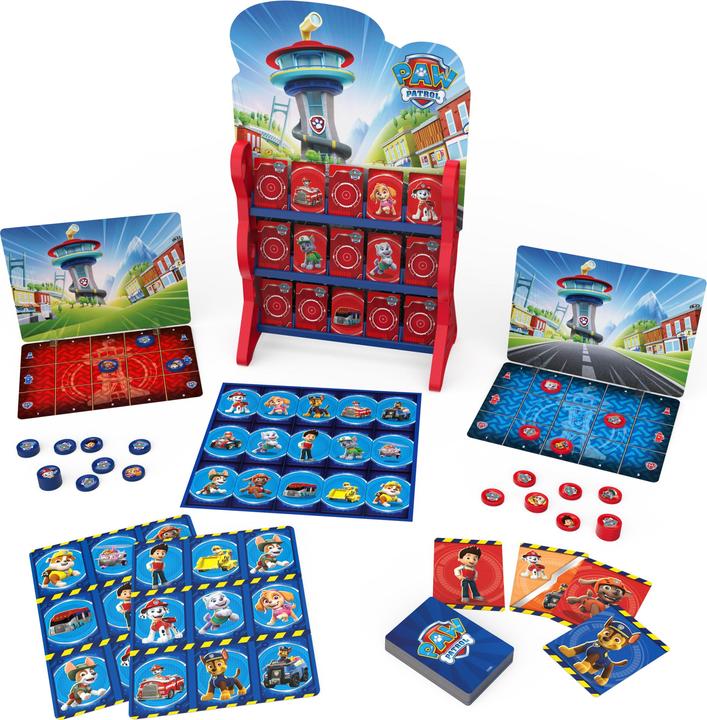 Produktbild Spin Master Paw Patrol, Spielesammlung mit Brettspielen für Kinder, Dame, Tic-Tac-Toe, Memory, Bingo, Nix da, Ka (Deutsch)
