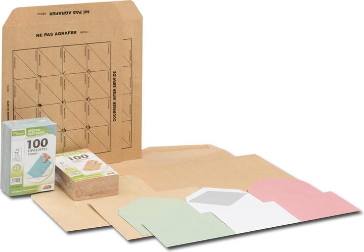 Produktbild GPV Briefumschl„ge, C6, 114 x 162 mm, gummiert, hellbraun (114 x 162 mm, 500 x)
