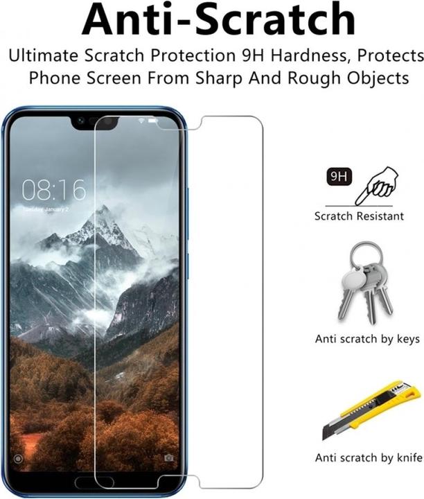 Immagine prodotto Screenguard Honor 10 Pellicola protettiva in vetro Custodia dal design amichevole (1 Pezzo/i, Honor 10)