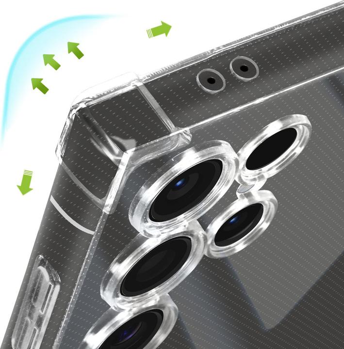Actual product image Mayaxess Clear Protector Case Series (Samsung Galaxy S24 Ultra)