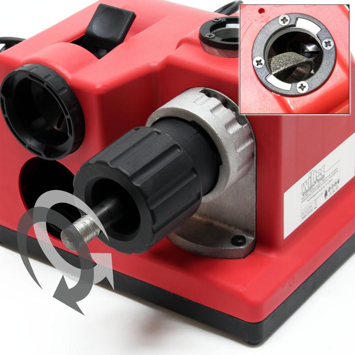 Actual product image Wiltec Drill Bit Sharpener with 4200rpm, 3-13mm and 80W for Metal Drill Bits (80 W)