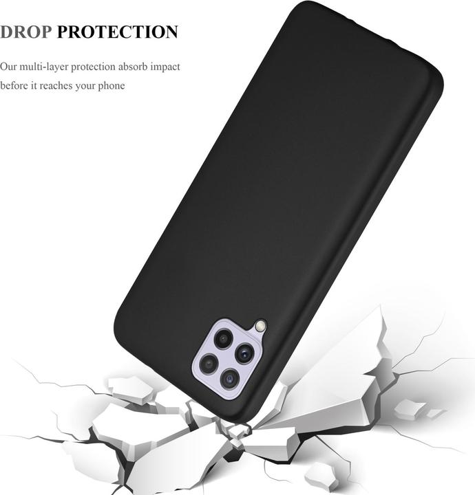 Actual product image Cadorabo TPU Matt Metallic Sleeve (Samsung Galaxy M22, Samsung Galaxy A22, Samsung Galaxy A32)