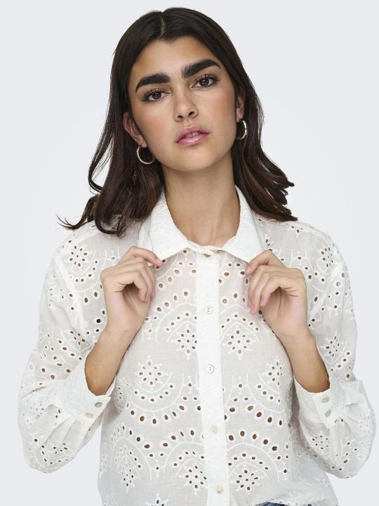 Actual product image Only Loose fit Shirt collar Sleeve cuffs with button Low set-in shoulder Shirt Shirt (XS)