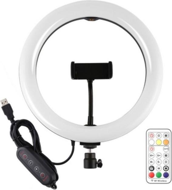Actual product image Puluz 10.2" RGBWW 168 Marquee LED Ring Light & 165cm Tripod (Ring light)