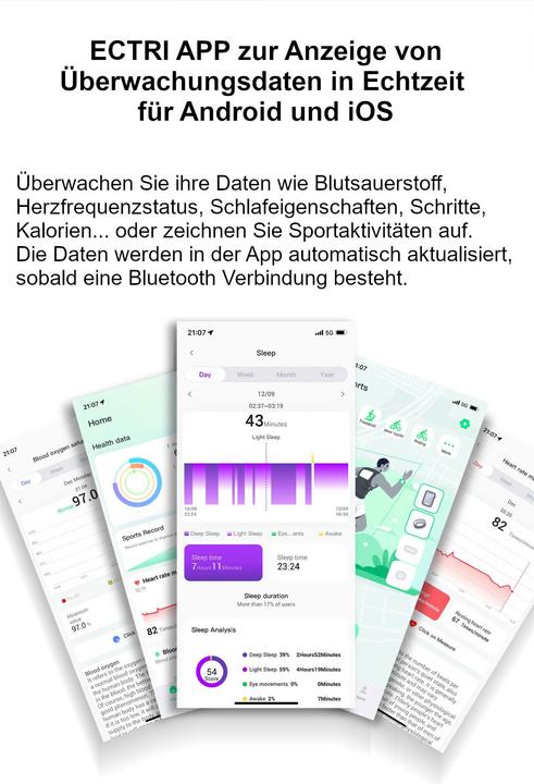 Produktbild Felixx Smart Ring SR6 (10, Schwarz)
