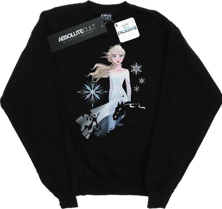 Immagine prodotto Disney Frozen 2 Elsa Nokk Silhouette Felpa Donna (S)