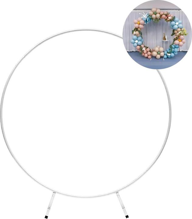 Image du produit Hermex Cadre d'arc de ballon Support de cercle d'arc de ballon Arc métallique Support d'arc de ballon