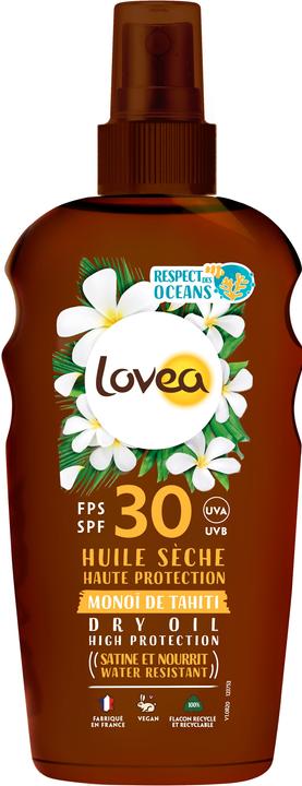 Actual product image Lovea Dry oil SPF30 Monoï de Tahiti oil (Suntan oil, SPF 30, 150 ml, 170 g)
