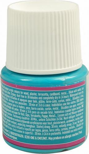Actual product image Pebeo Deco Glossy acrylic paint (Turquoise, 45 ml)