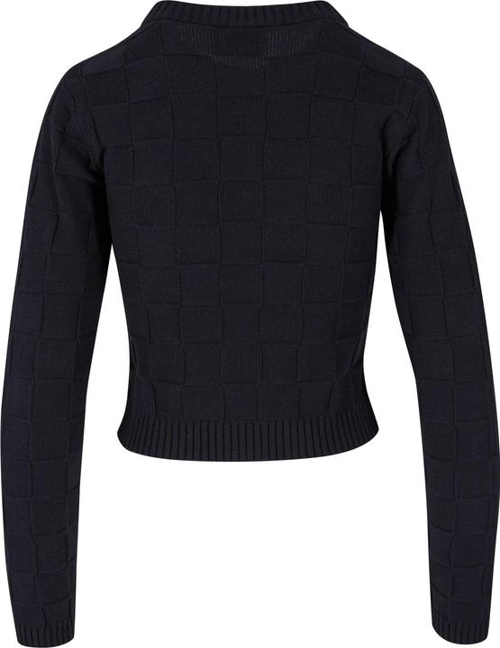 Actual product image Urban Classics Ladies Check Knit Sweater - 126785 (XS)
