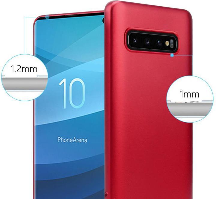 Actual product image Cadorabo Bumper TPU Matt Metallic (Samsung Galaxy S10)