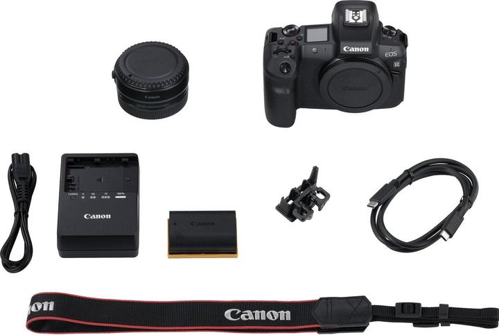 Image du produit Canon EOS R + adaptateur EF-EOS R (30.30 Mpx, Plein format)