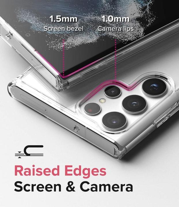 Immagine prodotto Screenguard Custodia trasparente in TPU ultra flessibile (Samsung Galaxy S22 Ultra)