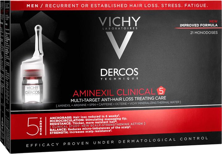 Actual product image Vichy Dercos Aminexil Clinical 5 (126 ml)