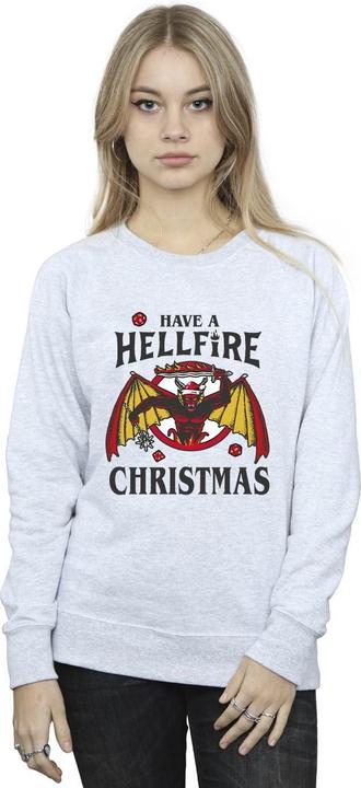 Produktbild Netflix Stranger Things Hellfire Christmas Sweatshirt (XXL)
