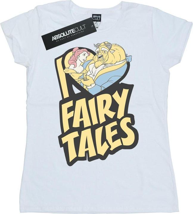 Immagine prodotto Disney Beauty And The Beast I Love Fairy Tales Maglietta Donna (XL)