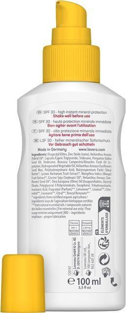 Immagine prodotto Lavera Lozione solare Sensiti SPF30 Spr 100ml (Crema solare, SPF 30, 100 ml, 500 g)
