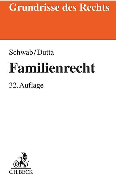 Produktbild Familienrecht (Deutsch, Schwab, Dieter (Dr. Dr.h.c.)/Dutta, Anatol (Dr.), 2024)