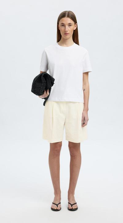 Produktbild Selected Femme Baumwollmix Højtaljede shorts (34)