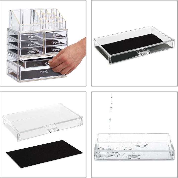 Actual product image Relaxdays Makeup Organizer