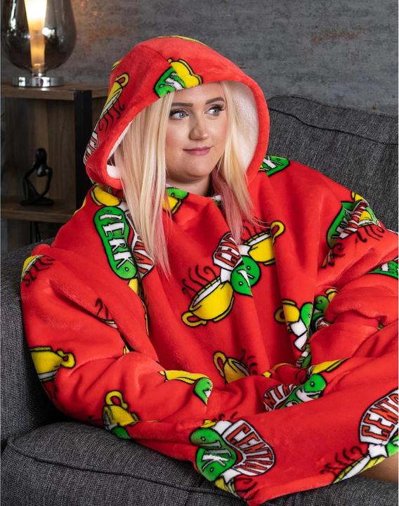 Actual product image Friends Hooded blanket (One size)