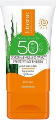 Immagine prodotto Lirene Lozione solare protettiva per il viso con Aloe Vera Spf50 50Ml (Crema solare viso, SPF 50, 50 ml)