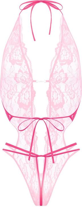 Produktbild Christine Le Duc Ouvert Spitzen Body Renee pink (S/M)
