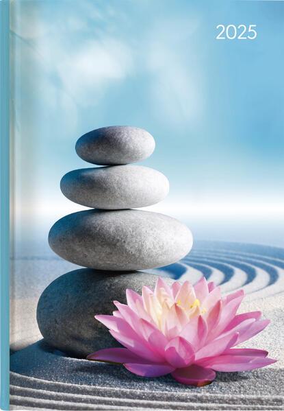 Immagine prodotto Alpha Edition Libro Calendario Stile Zen 2025 Calendario da ufficio, 15x21cm, agenda con 352 pagine (15 x 21 cm, Tedesco)