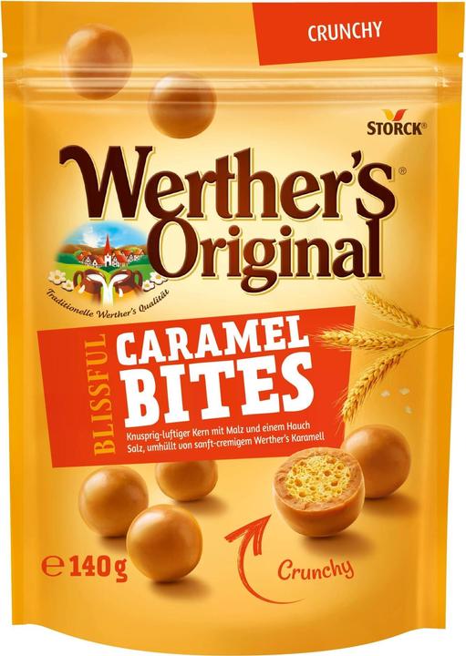 Produktbild Werther’s Original Werther’s® Original Werther’s® Blissful Caramel Bites Crunchy Karamellbonbons 140 g (1 Stk., 146 g)