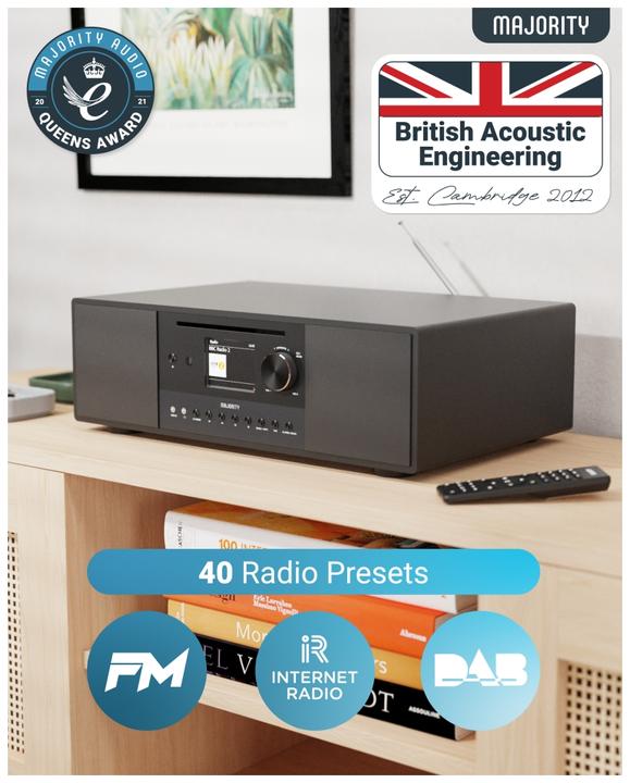 Actual product image Majority Quadriga (DAB+, VHF, FM, Bluetooth, Wi-Fi)