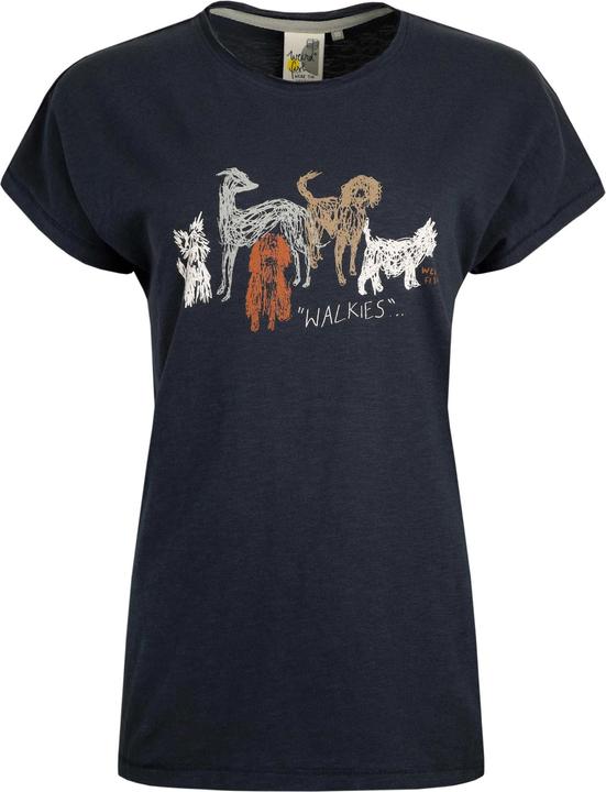 Actual product image Weird Fish Womens/Ladies Walkies Slub Organic T-Shirt (44 D)