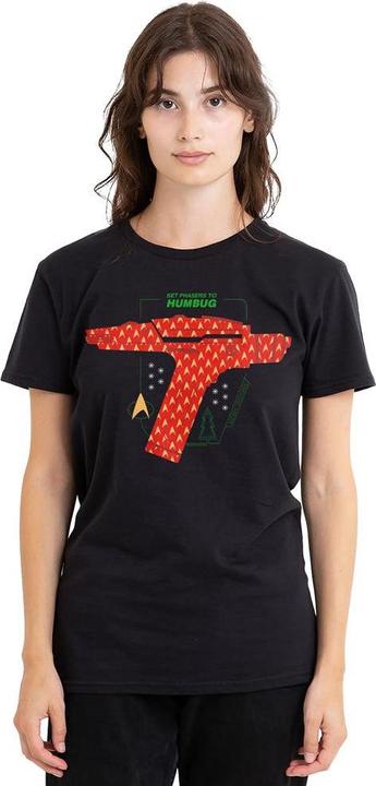 Immagine prodotto Star Trek: The Original Series Phaser Set To Humbug Maglietta Natale Adulto Unisex (S)