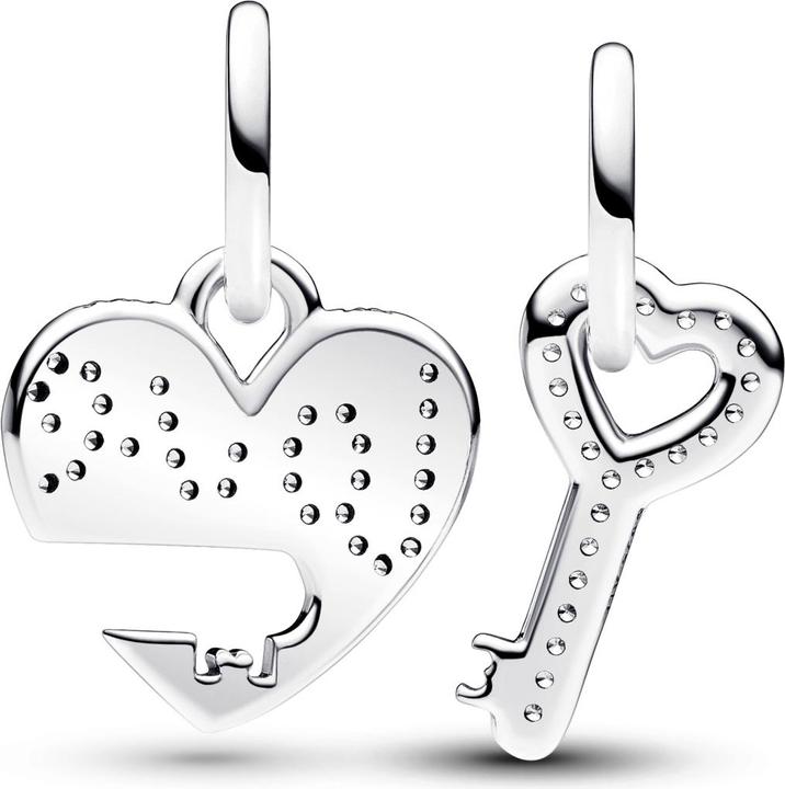 Image du produit Pandora Charm coeur et clé divisible (Argent sterling)