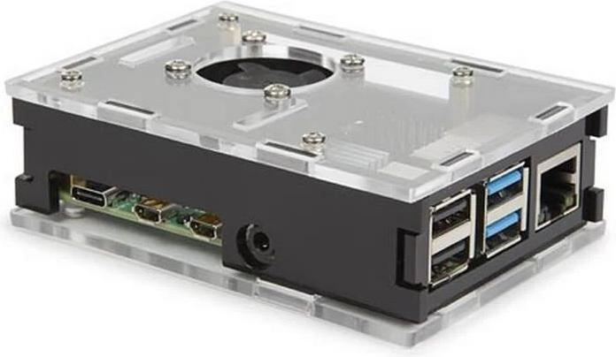 Produktbild Whadda Gehäuse Transparent Case Für Raspberry PI 4