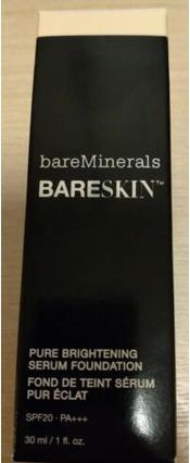 Image du produit Bare Minerals Bareminerals Bareskin Pure Brightening Serum Foundation Spf20 Bare Porcelain No. 01 30 Ml