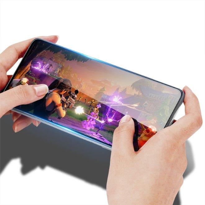 Actual product image Dux Ducis - Tempered Glass - Samsung Galaxy A36 5G / A56 5G - Black (1 Piece, Samsung Galaxy A56, Samsung Galaxy A36)