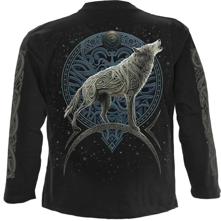 Produktbild Spiral Celtic Wolf TShirt Langärmlig (XL)