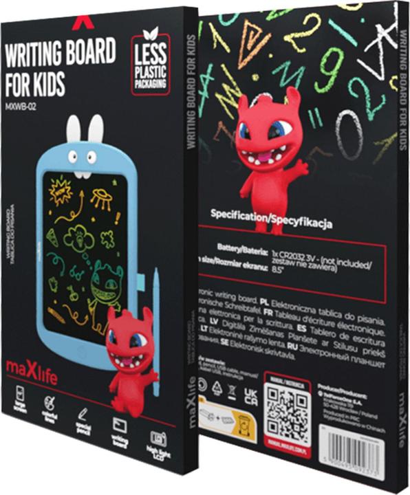 Image du produit Maxlife tableau d'écriture pour enfants MXWB-02 bleu