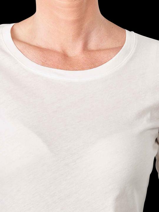 Actual product image Armedangels Enriccaa Soft T-Shirt Long Sleeve White (L)